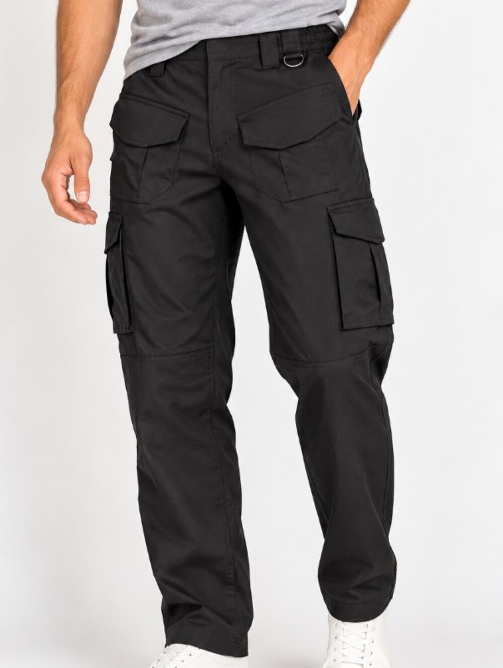 NWT Travels Together With You Men's Cargo Work Pants  Multi Pockets Rings 32W30L